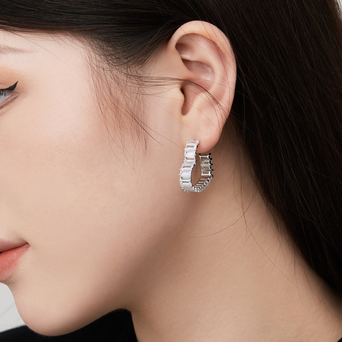 [Olivia Jewelry]Radiant Heart Cutout Earrings