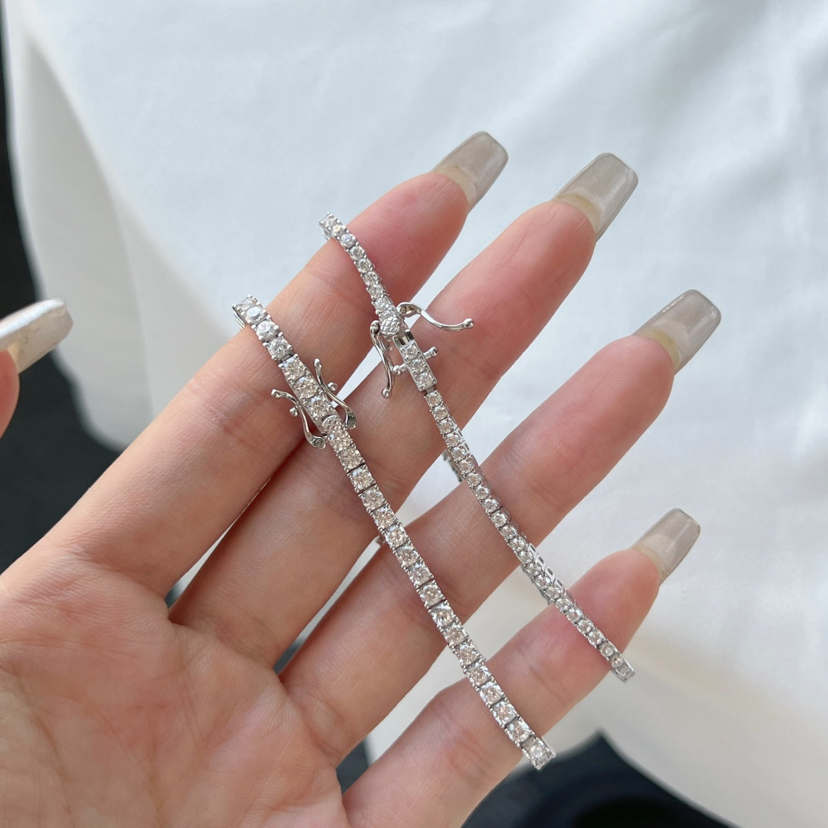 [Olivia Jewelry]Dazzling Exquisite Round Cut Daily Bracelet