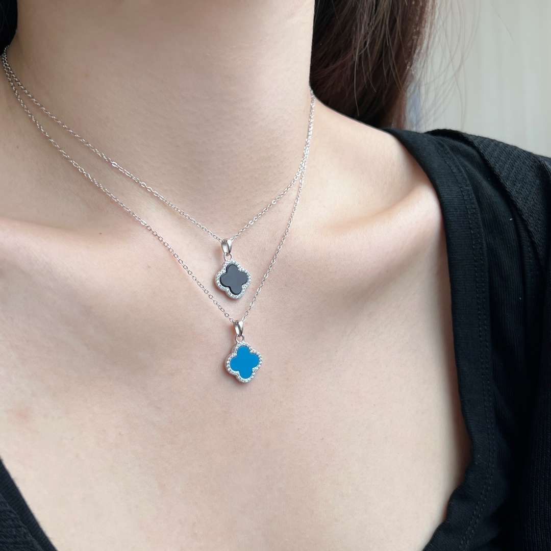 [Olivia Jewelry]Dainty Flower Shape Necklace