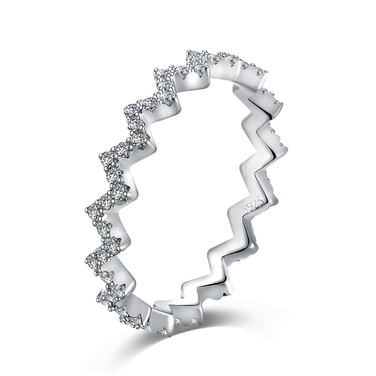 [Olivia Jewelry]Delicate Enchanting Wave Shape Daily Ring