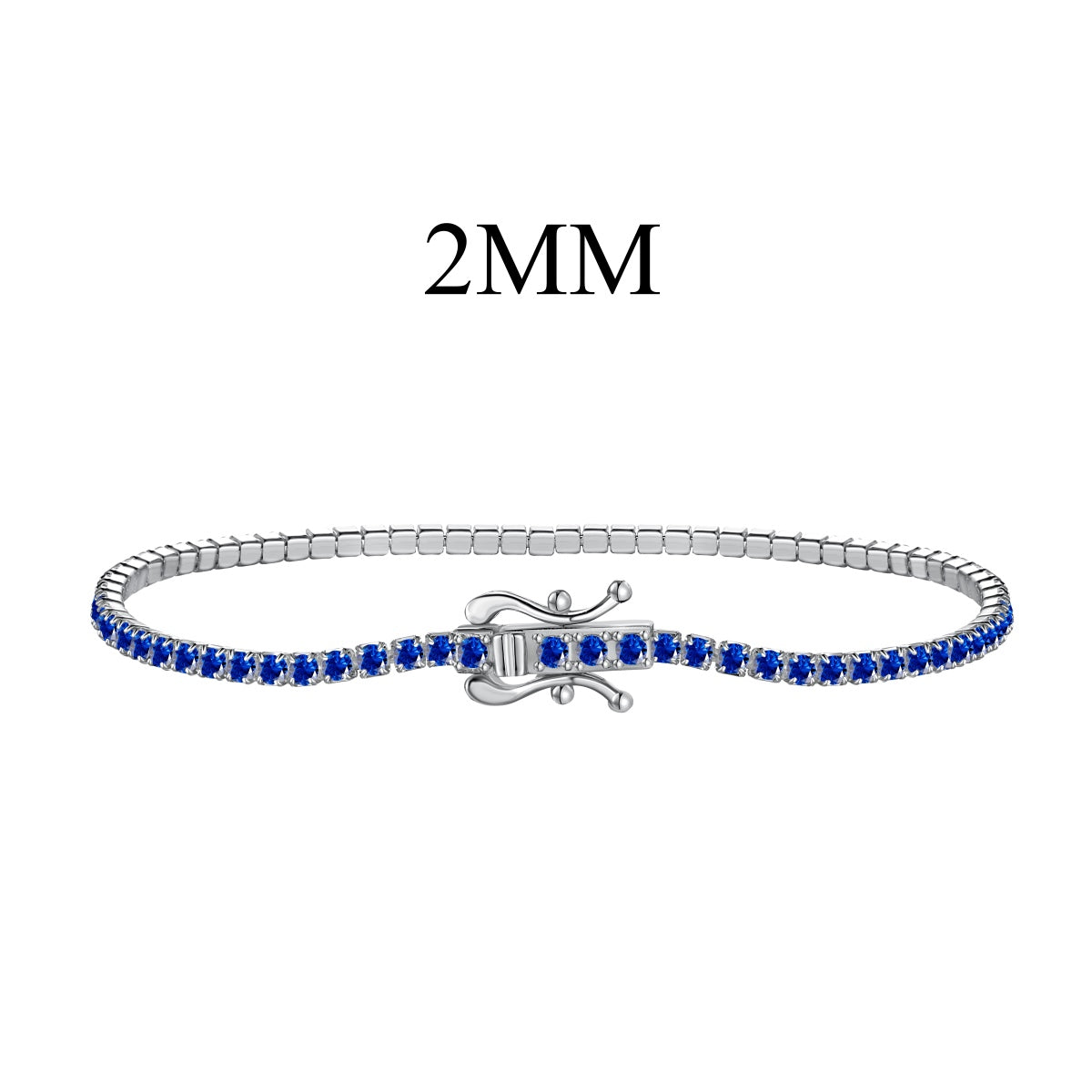 [Olivia Jewelry]Radiant Colorful Round Cut Party Bracelet