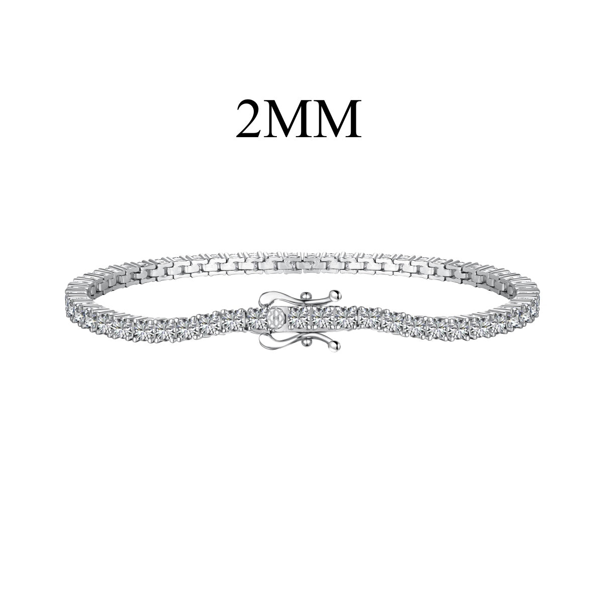 [Olivia Jewelry]Dazzling Exquisite Round Cut Daily Bracelet