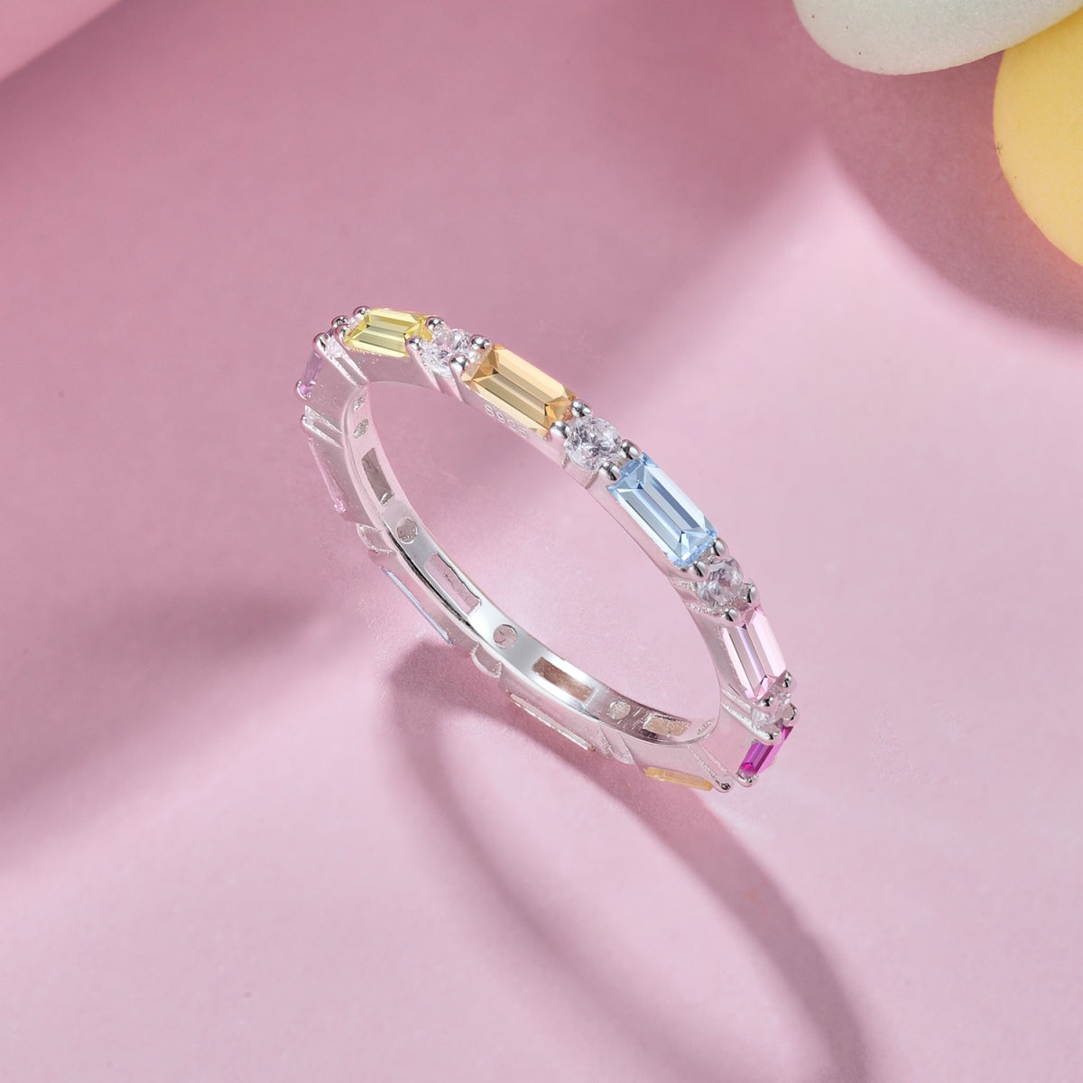 [Olivia Jewelry]Lively In Shades Elegant Radiant Cut Daily Ring