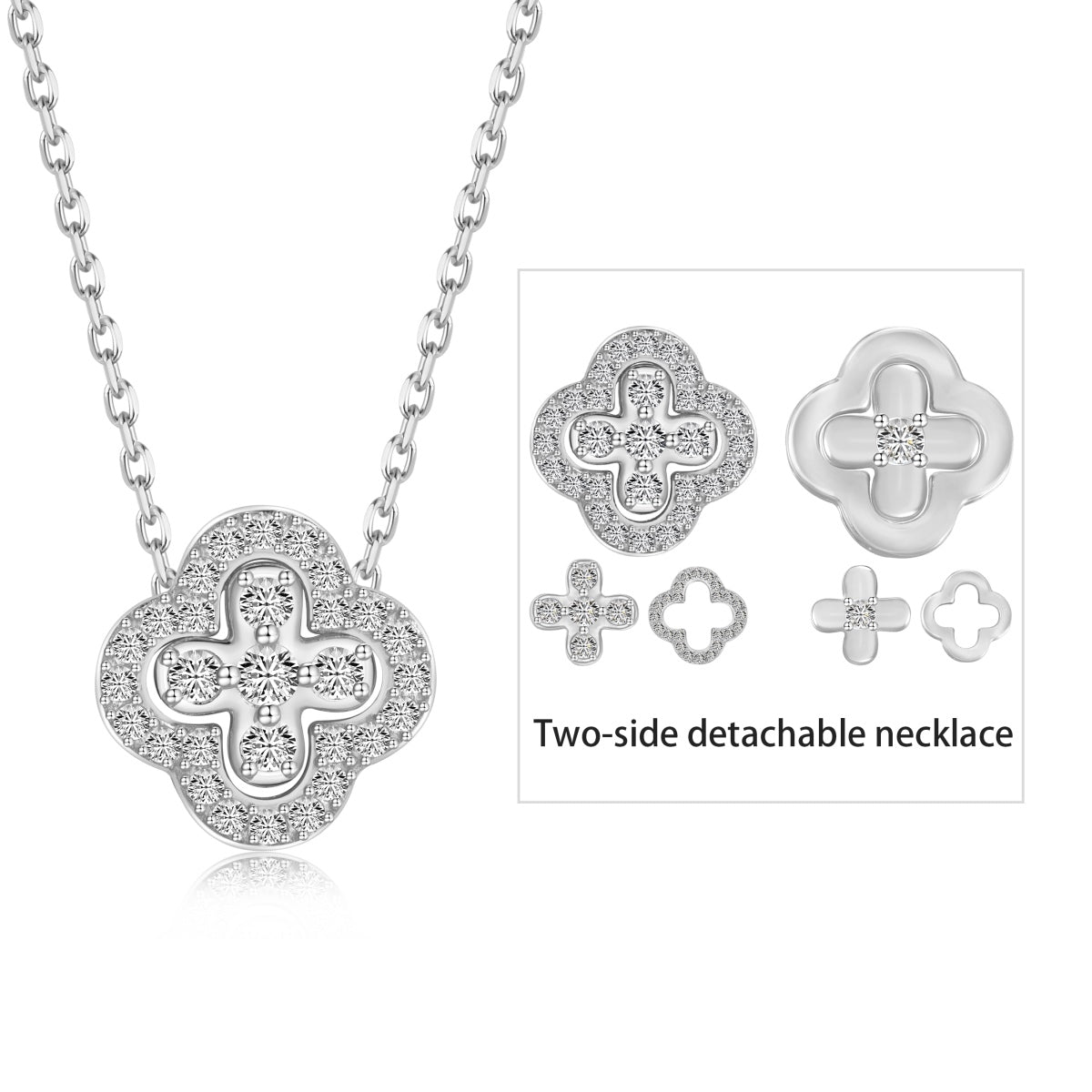 [Olivia Jewelry]Four-Leaf Clover Various DIY Wearable Necklaces