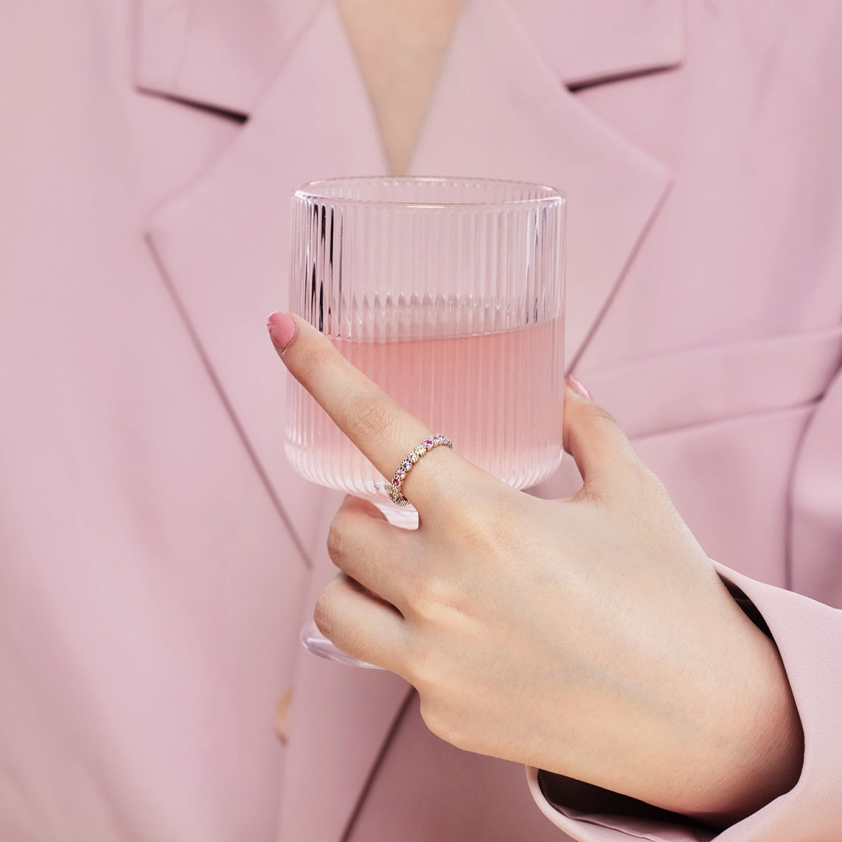 [Olivia Jewelry]Exquisite Colorful Round Cut Party Ring