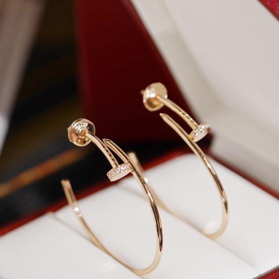 [Olivia Jewelry]JUSTE EARRINGS DIAMONDS 1.8MM