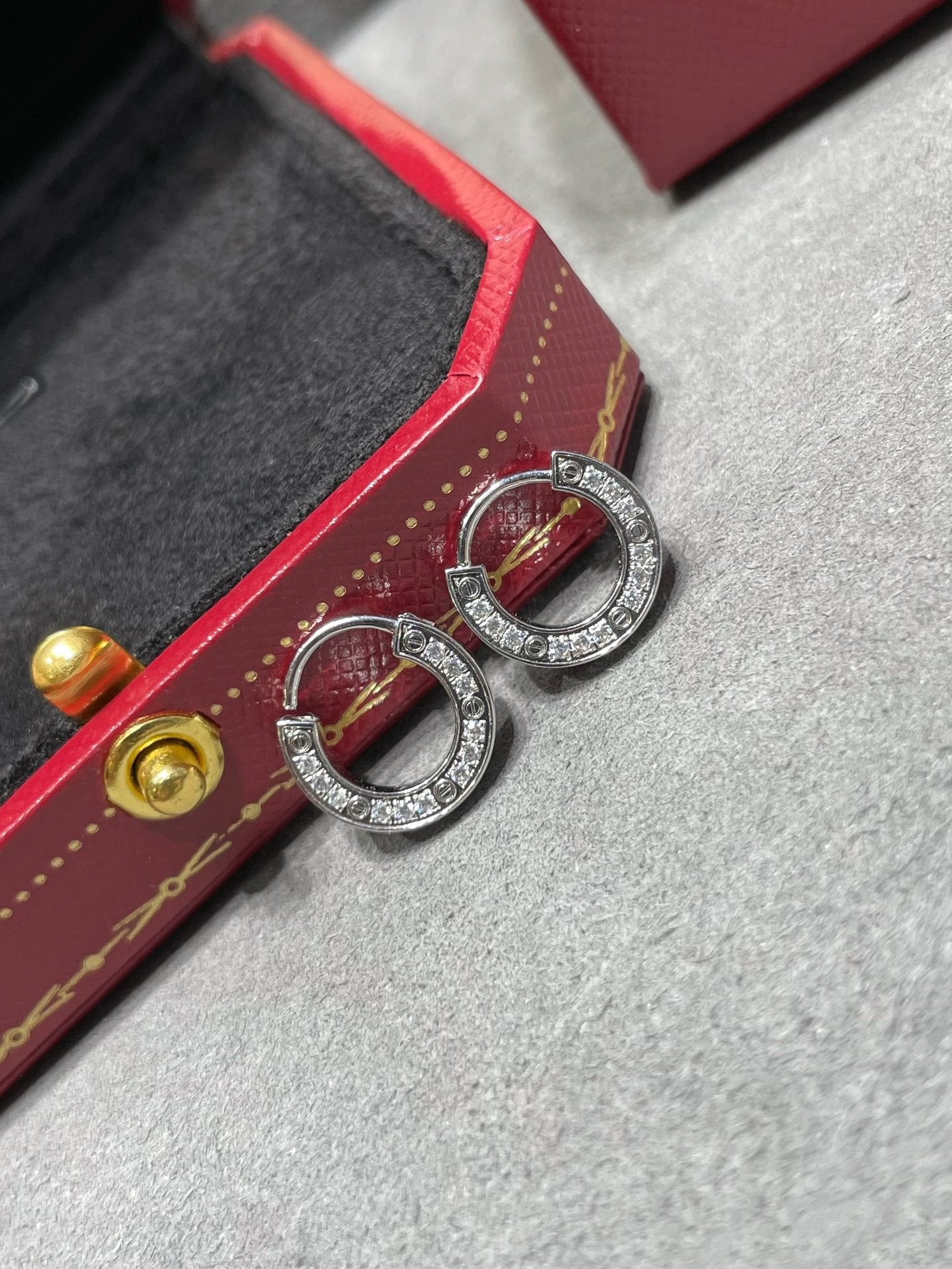 [Olivia Jewelry]LOVE DIAMOND EARRINGS