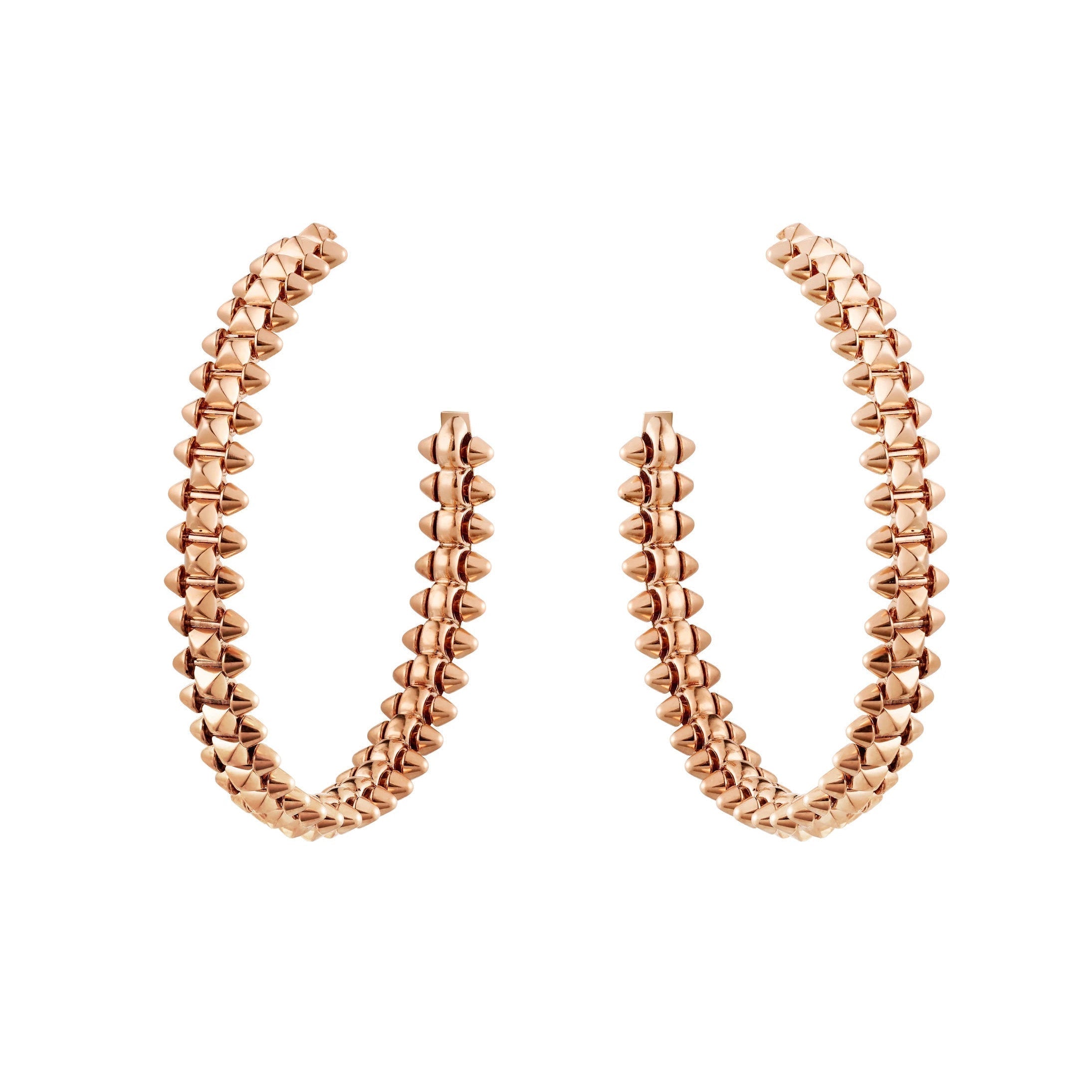 [Olivia Jewelry]CLASH LARGE HOOP EARRINGS