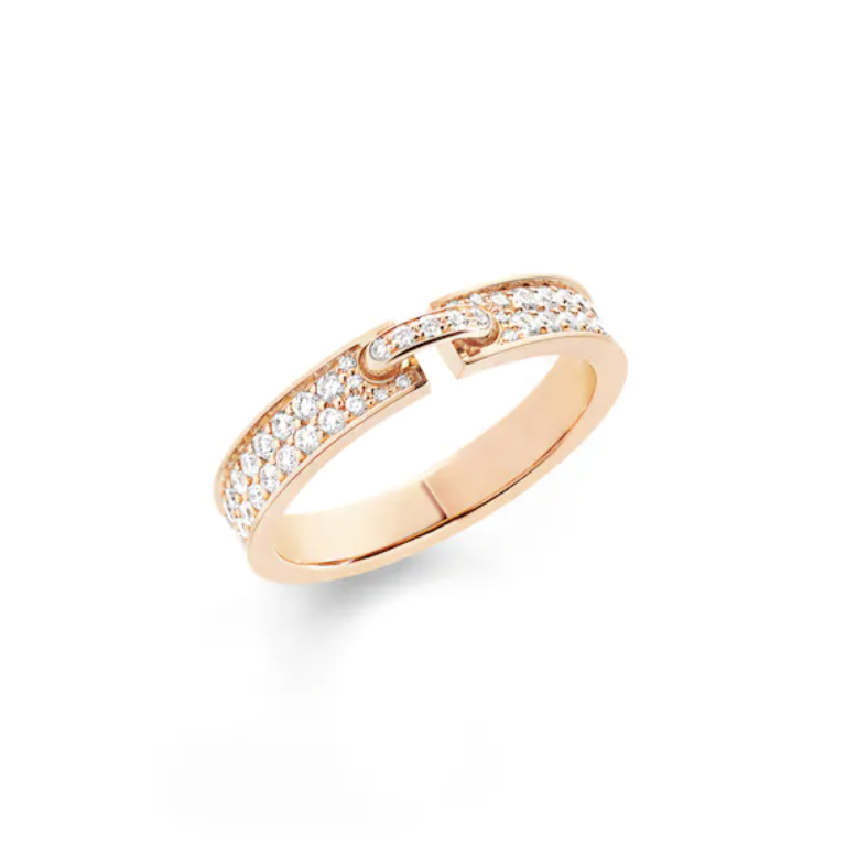 [Olivia Jewelry]ALLIANCE LIENS VIDENCE PAVED DIAMOND 4MM RING