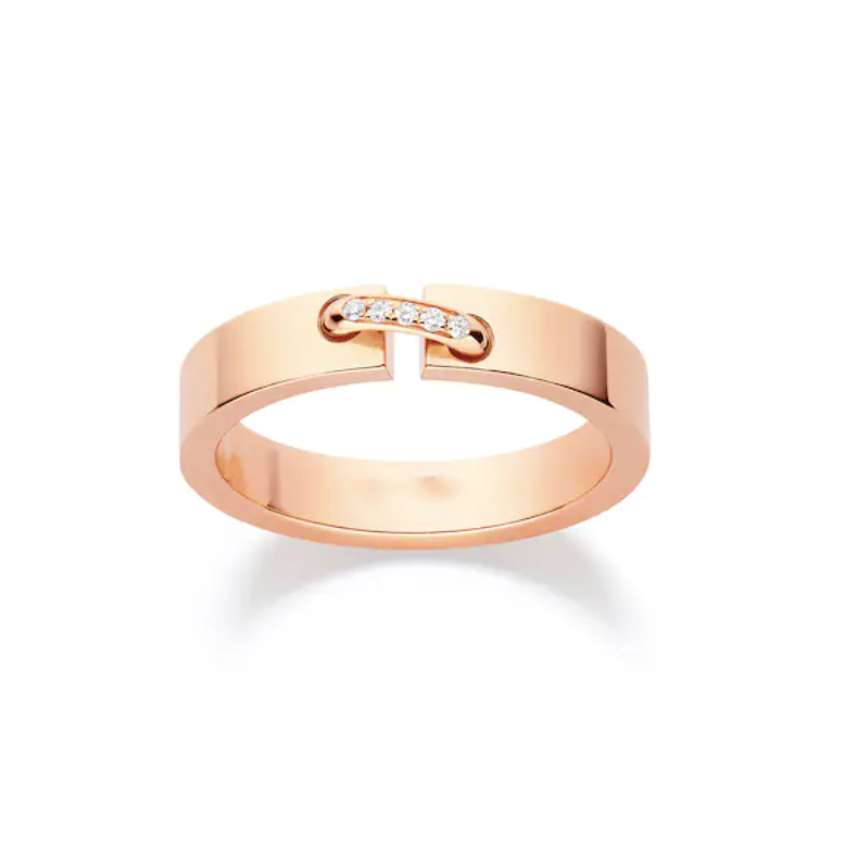 [Olivia Jewelry]ALLIANCE LIENS VIDENCE DIAMOND 4MM RING