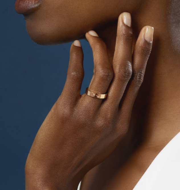 [Olivia Jewelry]ALLIANCE LIENS VIDENCE 4MM RING