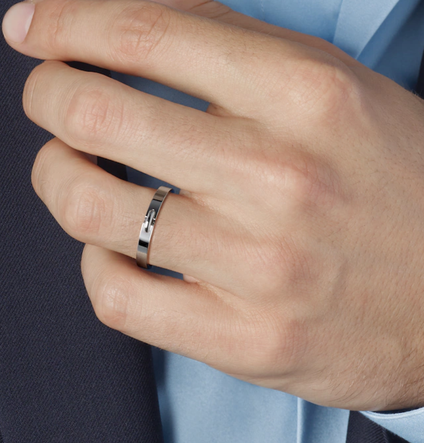 [Olivia Jewelry]ALLIANCE LIENS VIDENCE 3MM RING