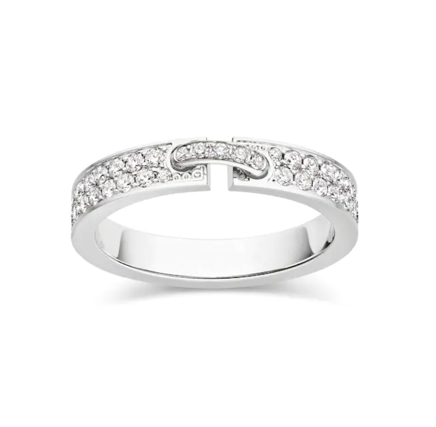 [Olivia Jewelry]ALLIANCE LIENS VIDENCE PAVED DIAMOND 4MM RING