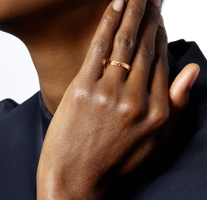 [Olivia Jewelry]ALLIANCE LIENS VIDENCE 3MM RING