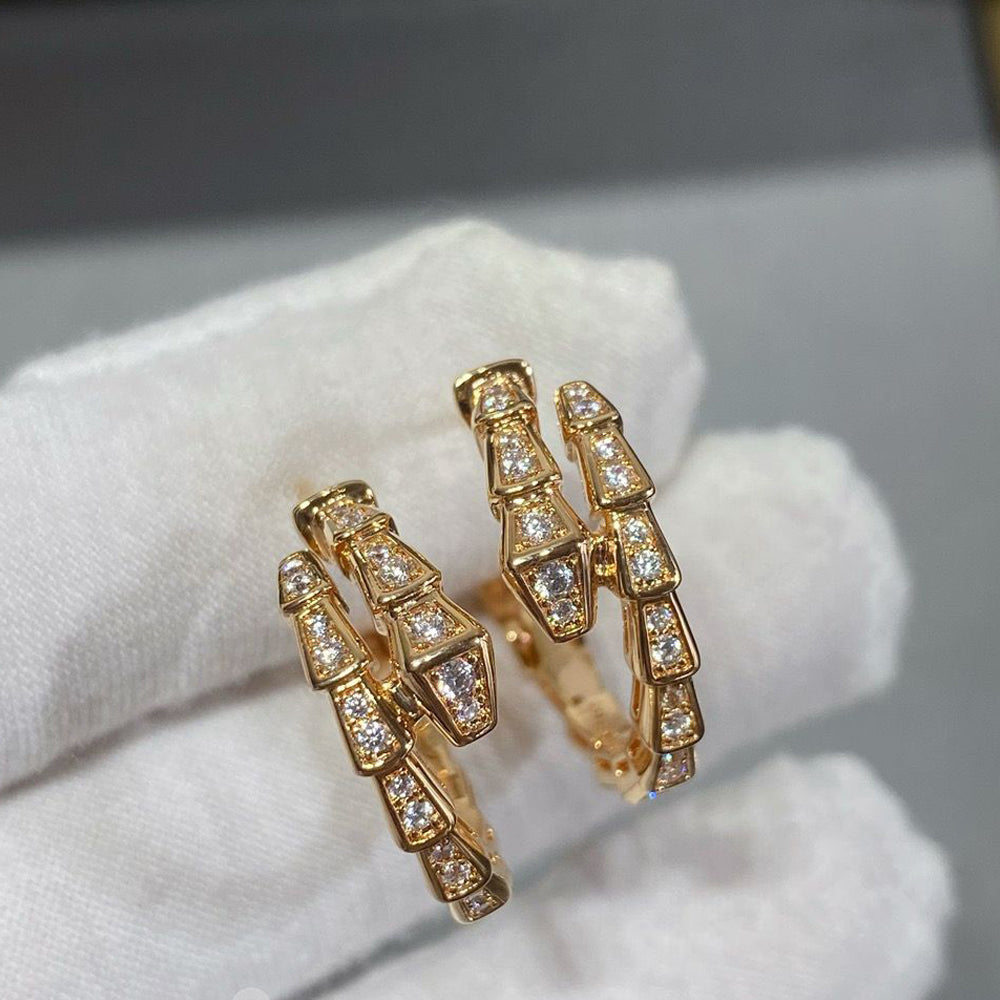 [OLIVIA]SERPENTI EARRINGS DIAMOND