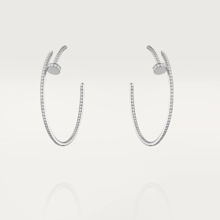 [Olivia Jewelry]JUSTE EARRINGS FULL DIAMONDS 1.8MM