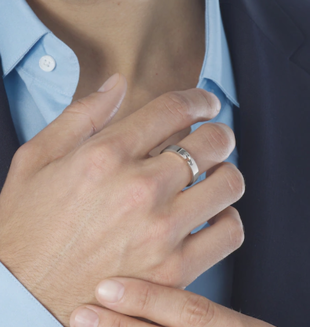 [Olivia Jewelry]ALLIANCE LIENS VIDENCE 4MM RING