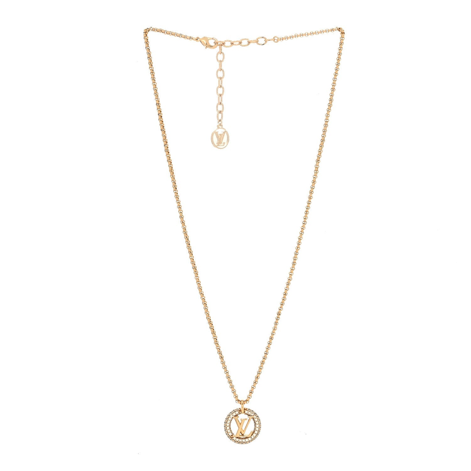 [Olivia Jewelry]BY NIGHT DIAMOND PAVED NECKLACE