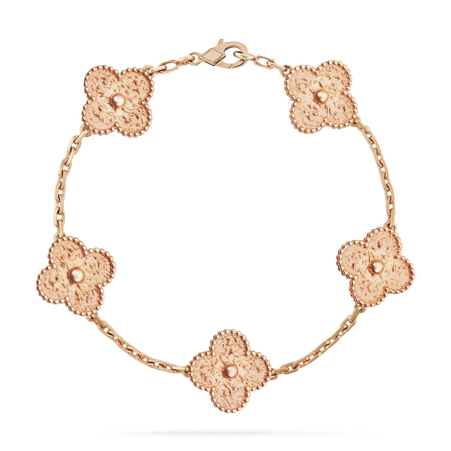 [Olivia JW]CLOVER 5 MOTIFS BRONZING BRACELET