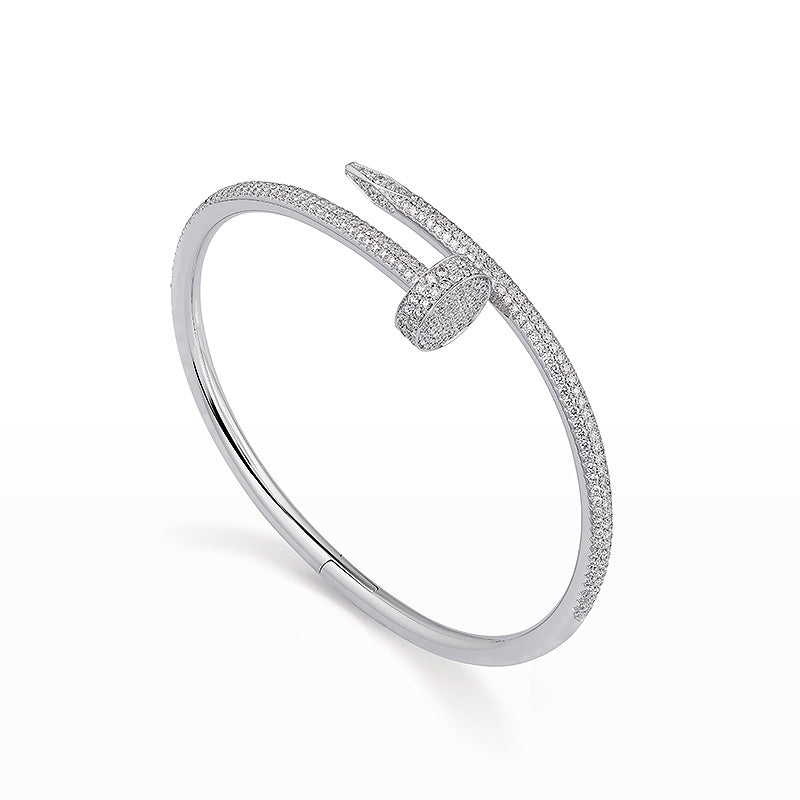 [Olivia Jewelry]JUSTE BRACELET 3.5MM ALL DIAMONDS