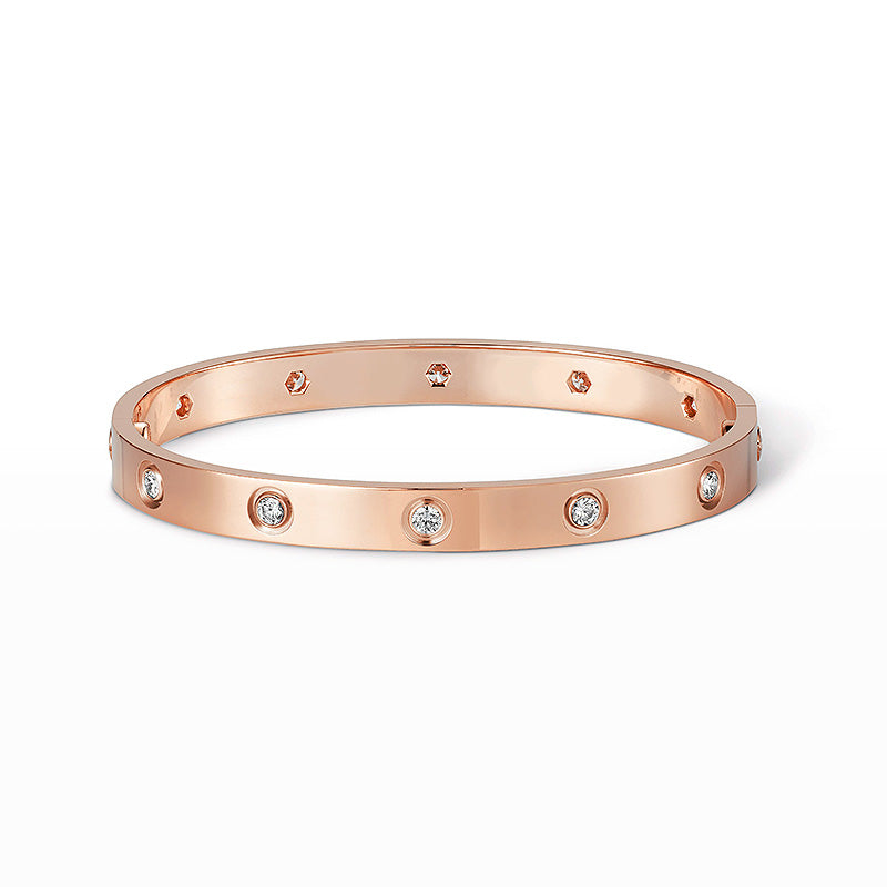 [Olivia Jewelry]LOVE BRACELET 6.1MM 10 DIAMONDS
