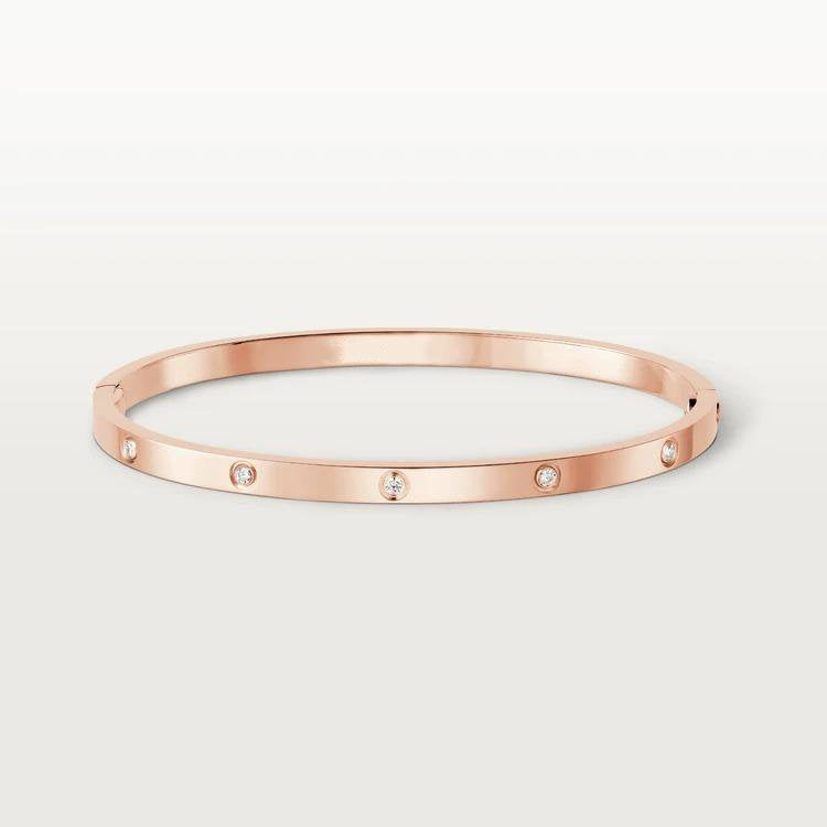 [Olivia Jewelry]LOVE BRACELET 3.65MM 10 DIAMONDS
