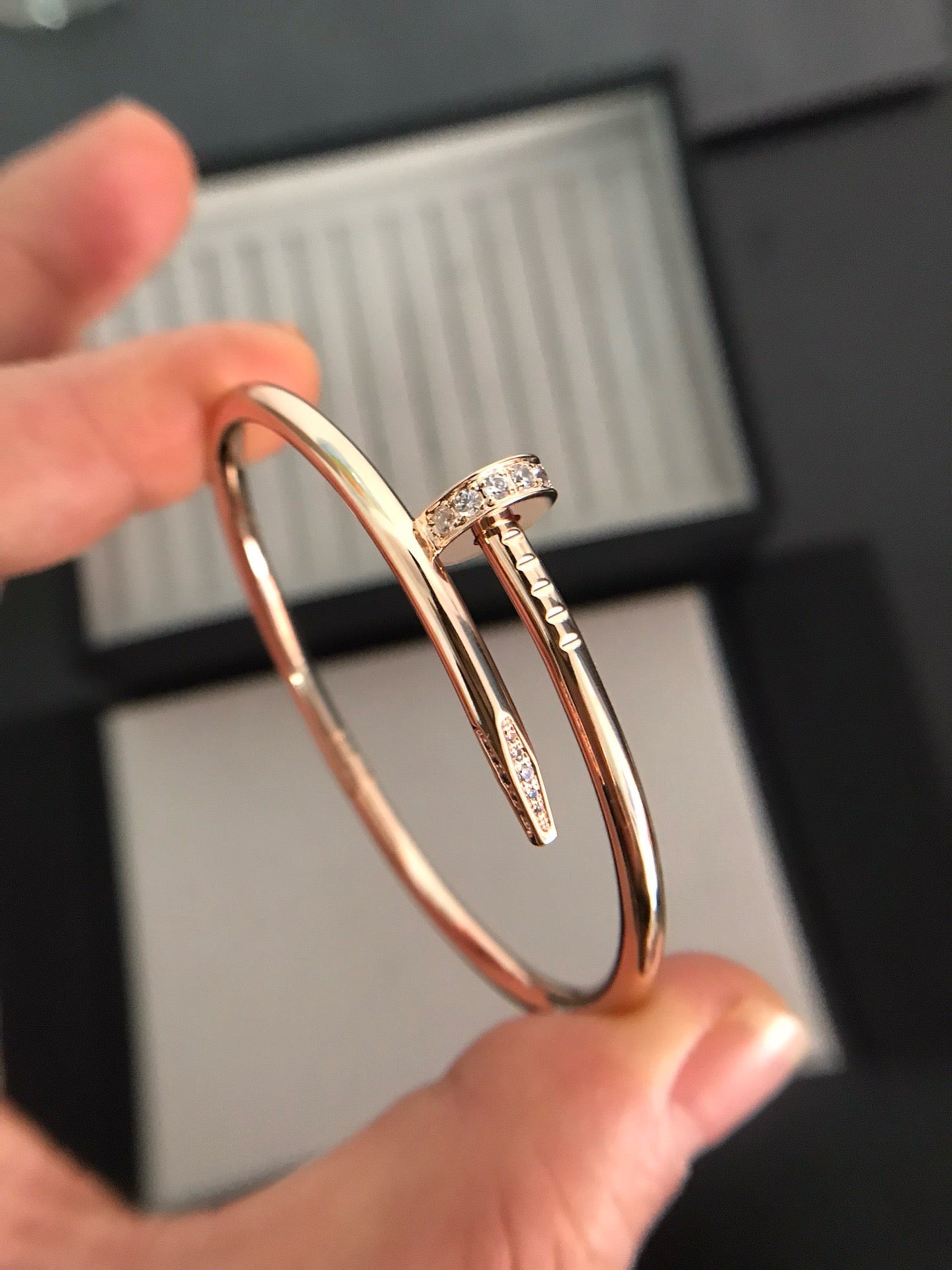 [Olivia Jewelry]JUSTE BRACELET 3.5MM DIAMONDS