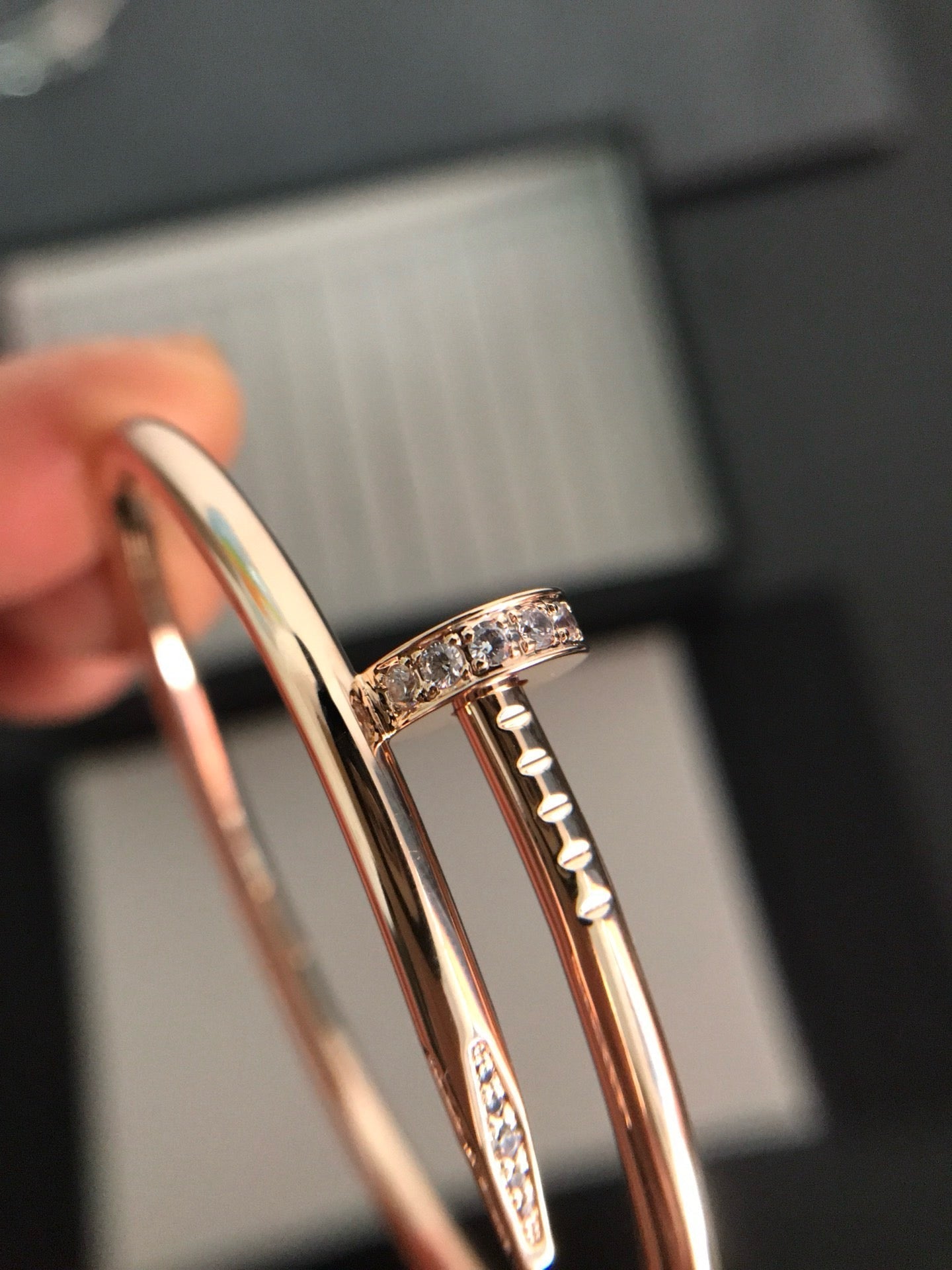 [Olivia Jewelry]JUSTE BRACELET 3.5MM DIAMONDS