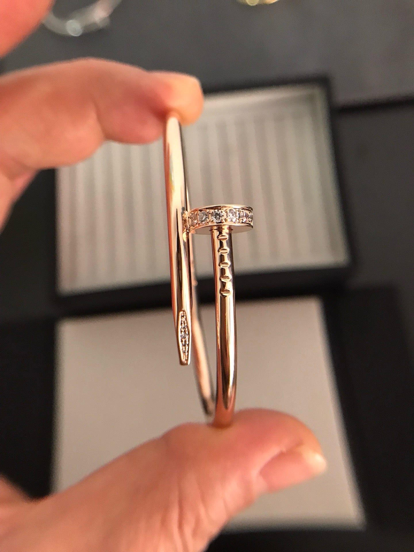 [Olivia Jewelry]JUSTE BRACELET 3.5MM DIAMONDS