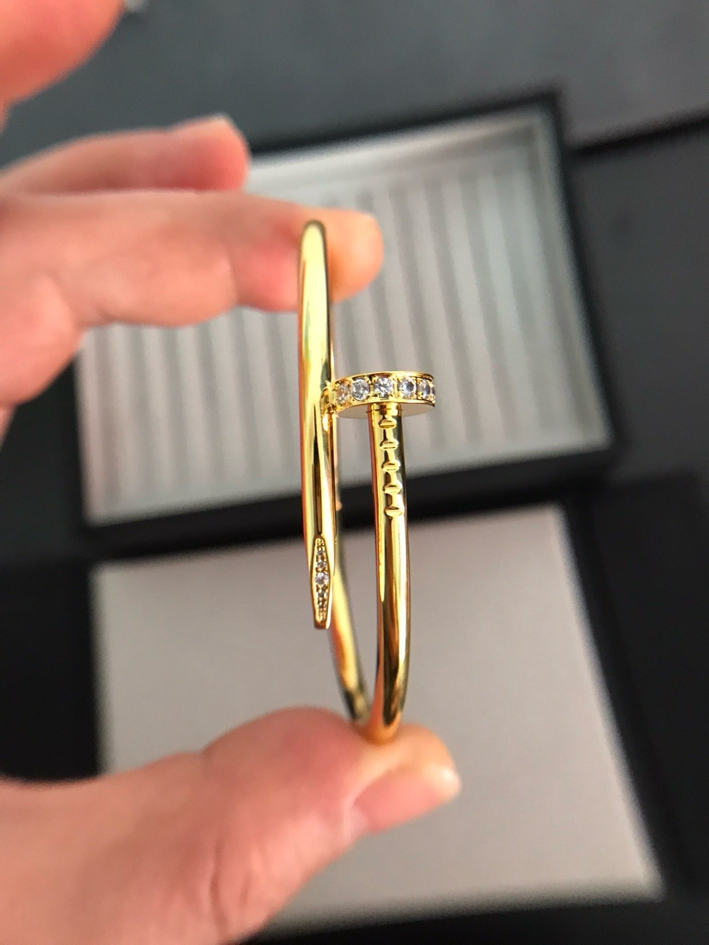 [Olivia Jewelry]JUSTE BRACELET 3.5MM DIAMONDS