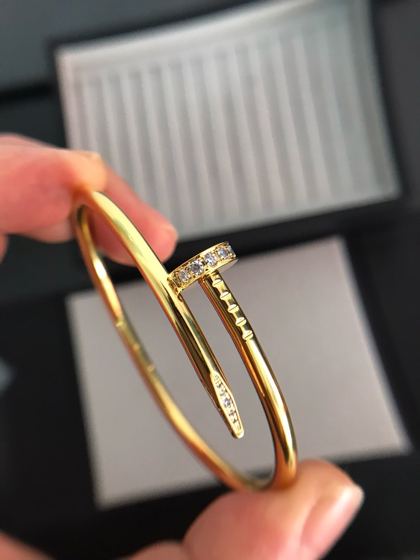 [Olivia Jewelry]JUSTE BRACELET 3.5MM DIAMONDS