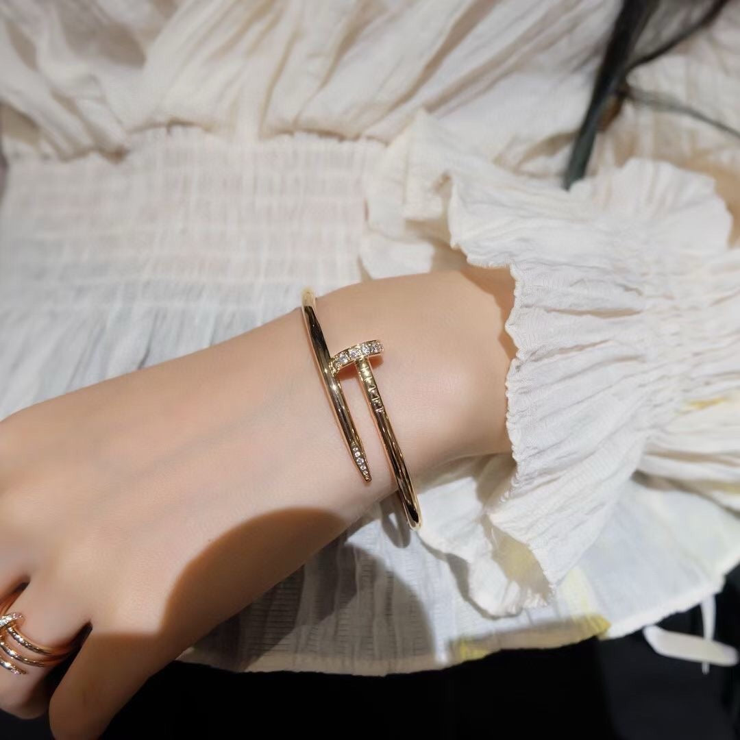 [Olivia Jewelry]JUSTE BRACELET 3.5MM DIAMONDS