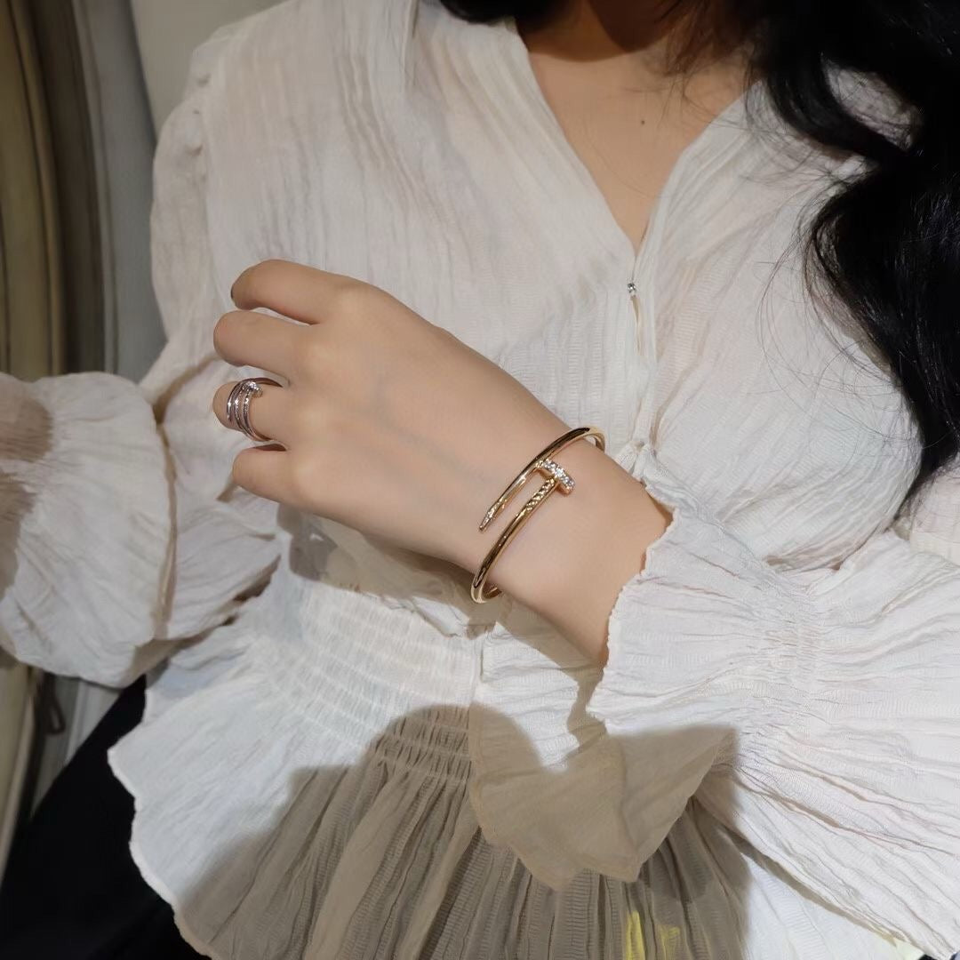 [Olivia Jewelry]JUSTE BRACELET 3.5MM DIAMONDS