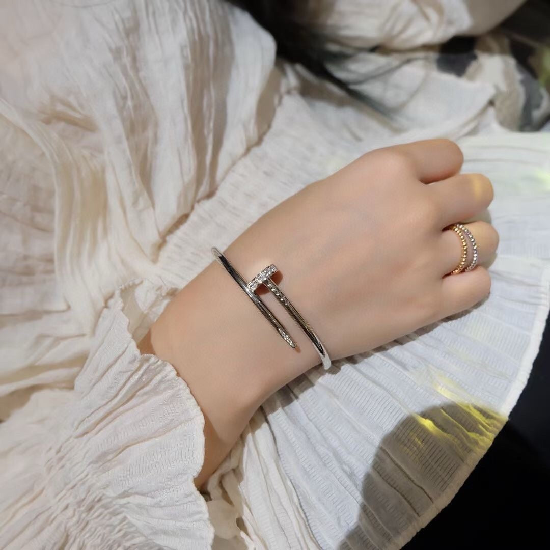 [Olivia Jewelry]JUSTE BRACELET 3.5MM DIAMONDS