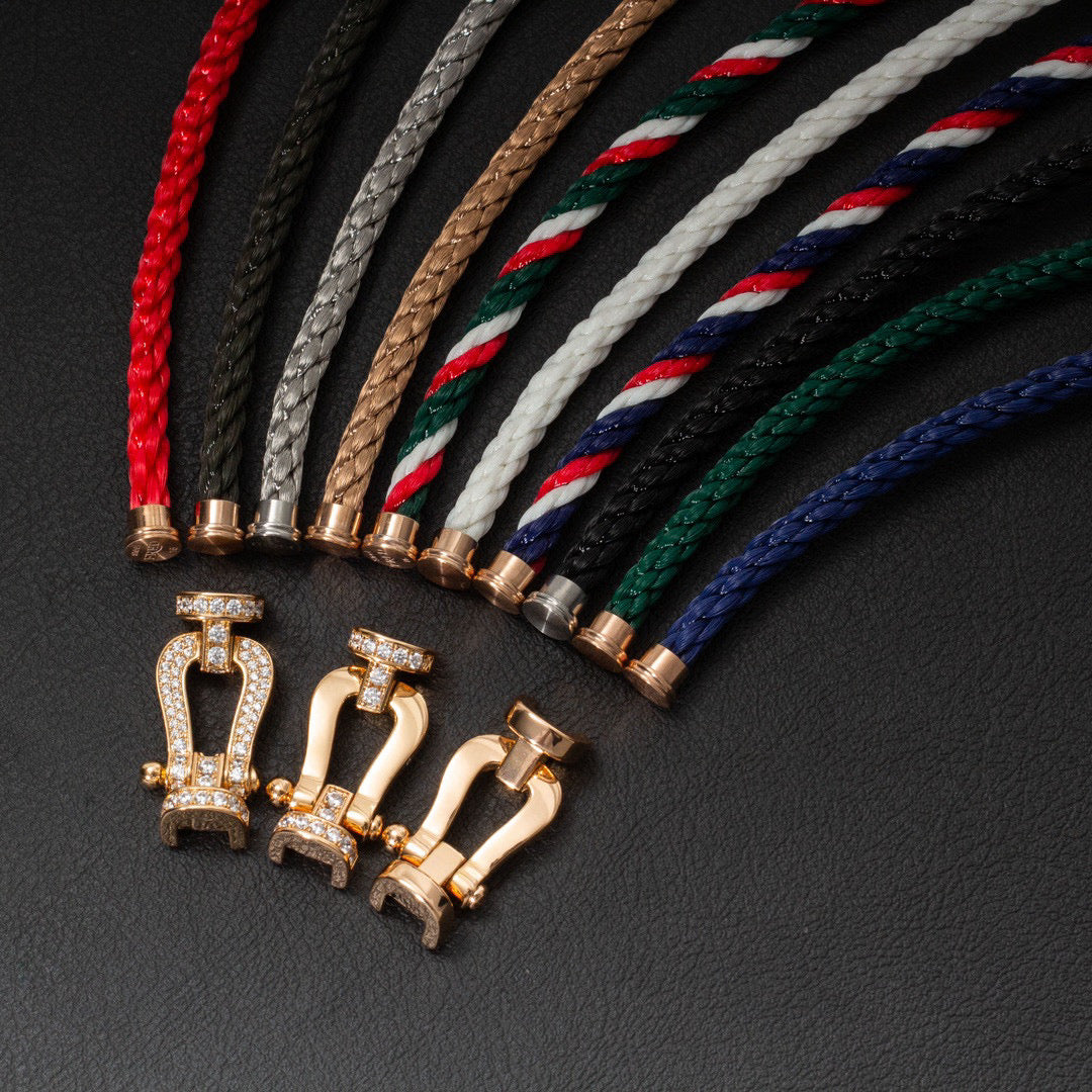 [Olivia Jewelry]FORCE LARGE HORSESHOE NO DIAMOND BRACELET SILVER