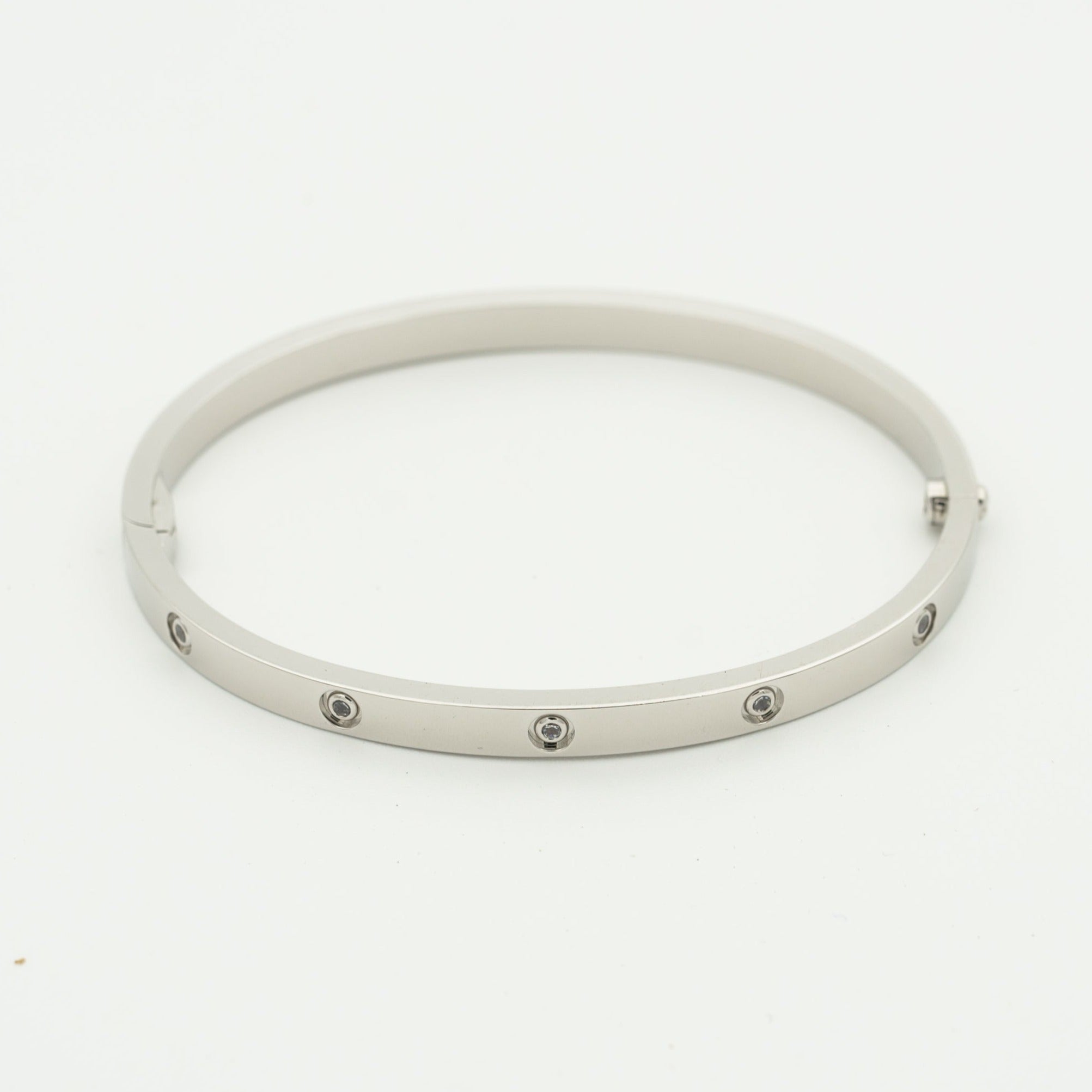 [Olivia Jewelry]LOVE BRACELET 3.65MM 10 DIAMONDS