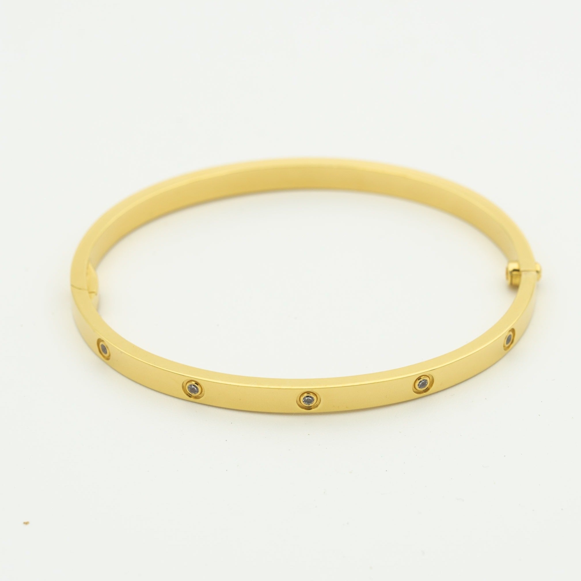 [Olivia Jewelry]LOVE BRACELET 3.65MM 10 DIAMONDS
