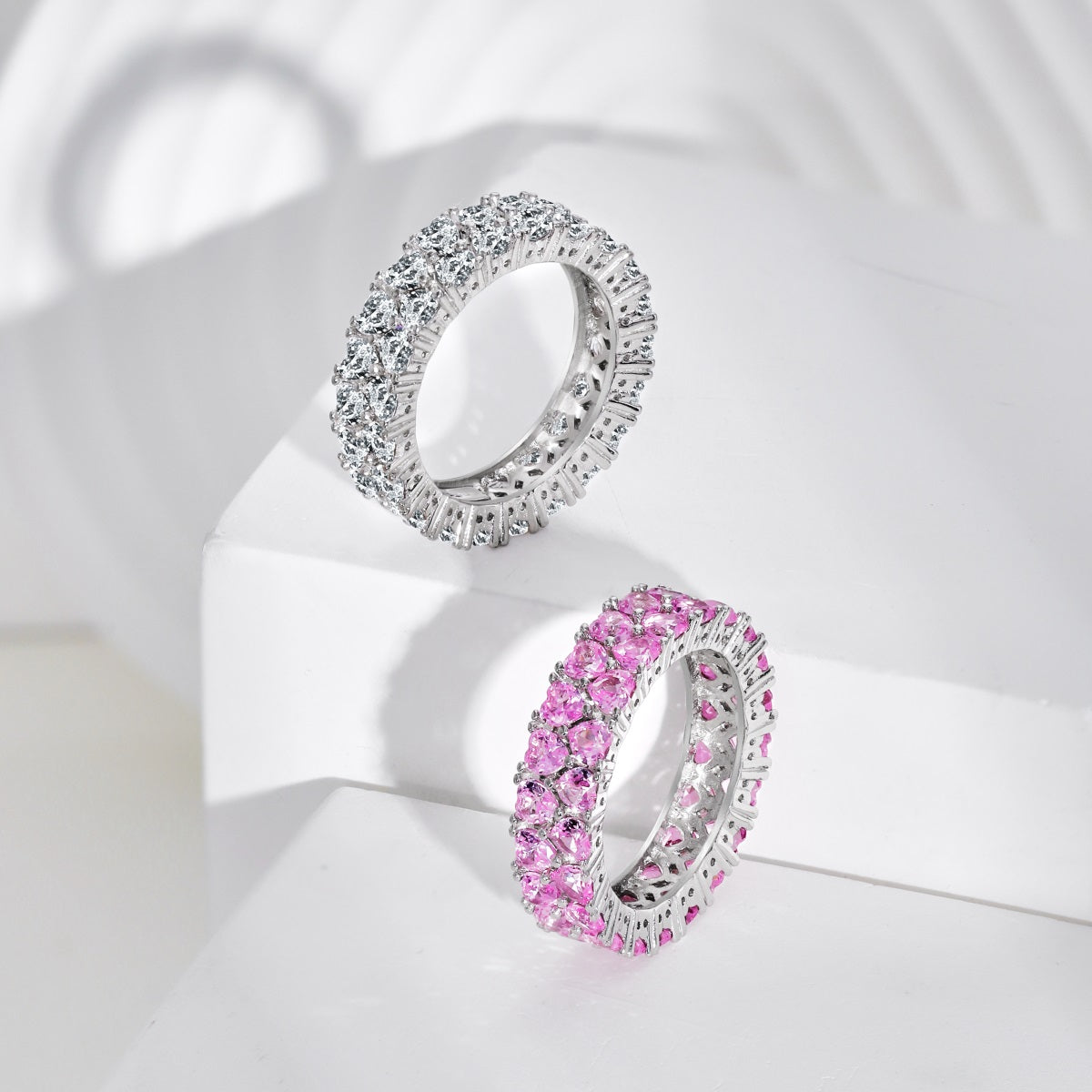 [Olivia Jewelry]Sparkling Full Heart Ring