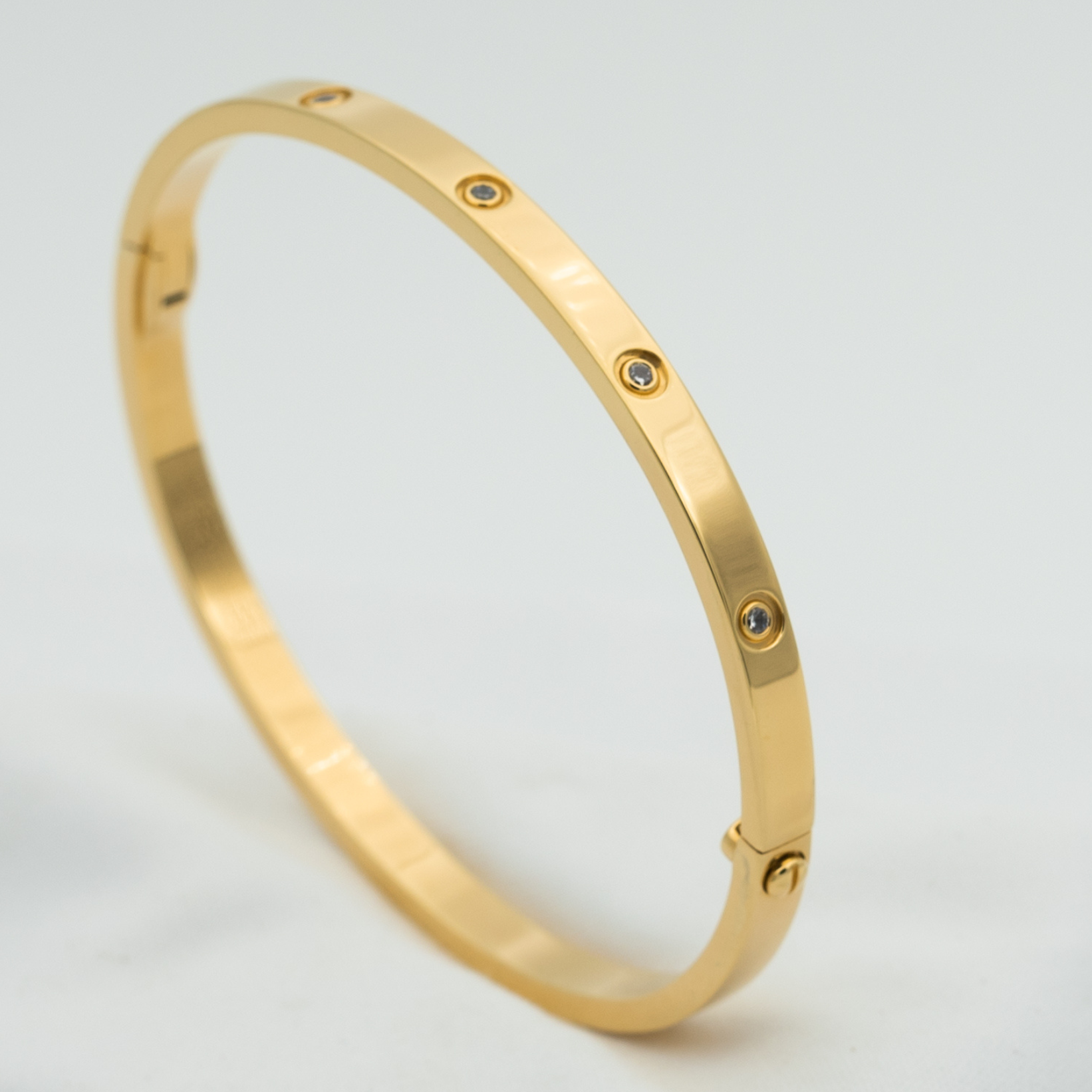 [Olivia Jewelry]LOVE BRACELET 3.65MM 10 DIAMONDS