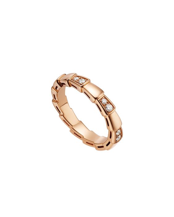 [OLIVIA]SERPENTI RING PINK GOLD  3MM