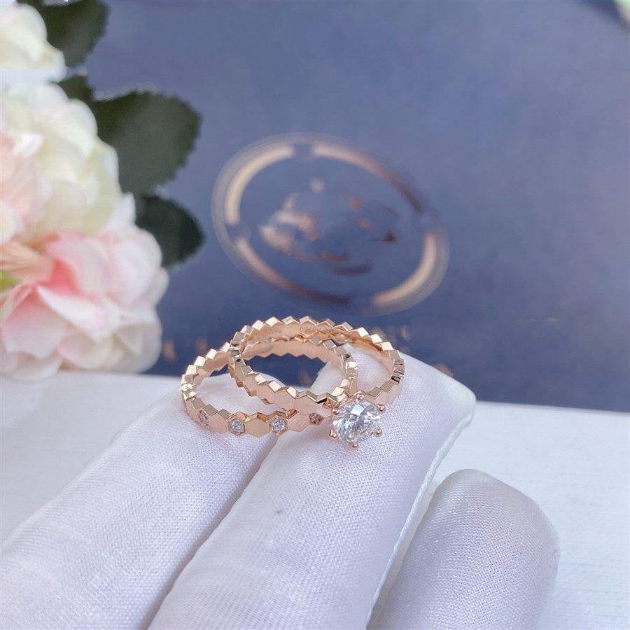 [Olivia Jewelry]BEE LOVE RING PINK GOLD DIAMOND