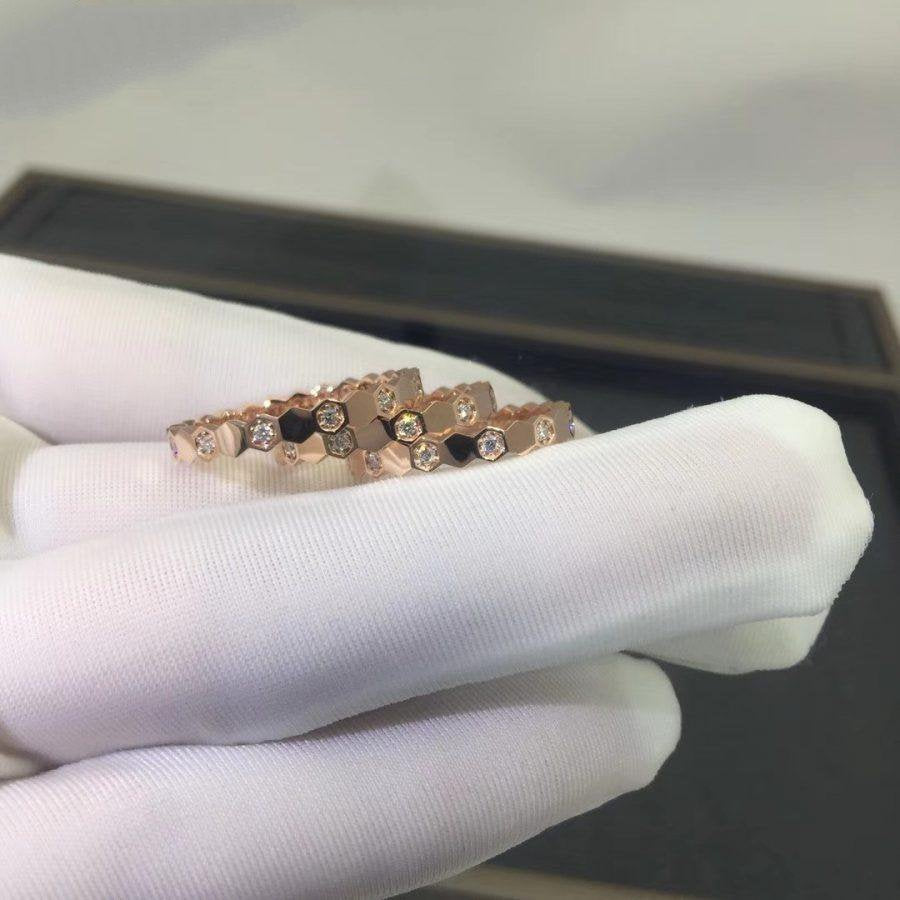 [Olivia Jewelry]BEE LOVE RING PINK GOLD DIAMOND