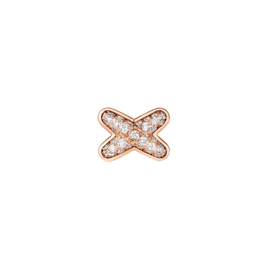 [Olivia Jewelry]JEUX DE PINK GOLD DIAMOND EARRINGS