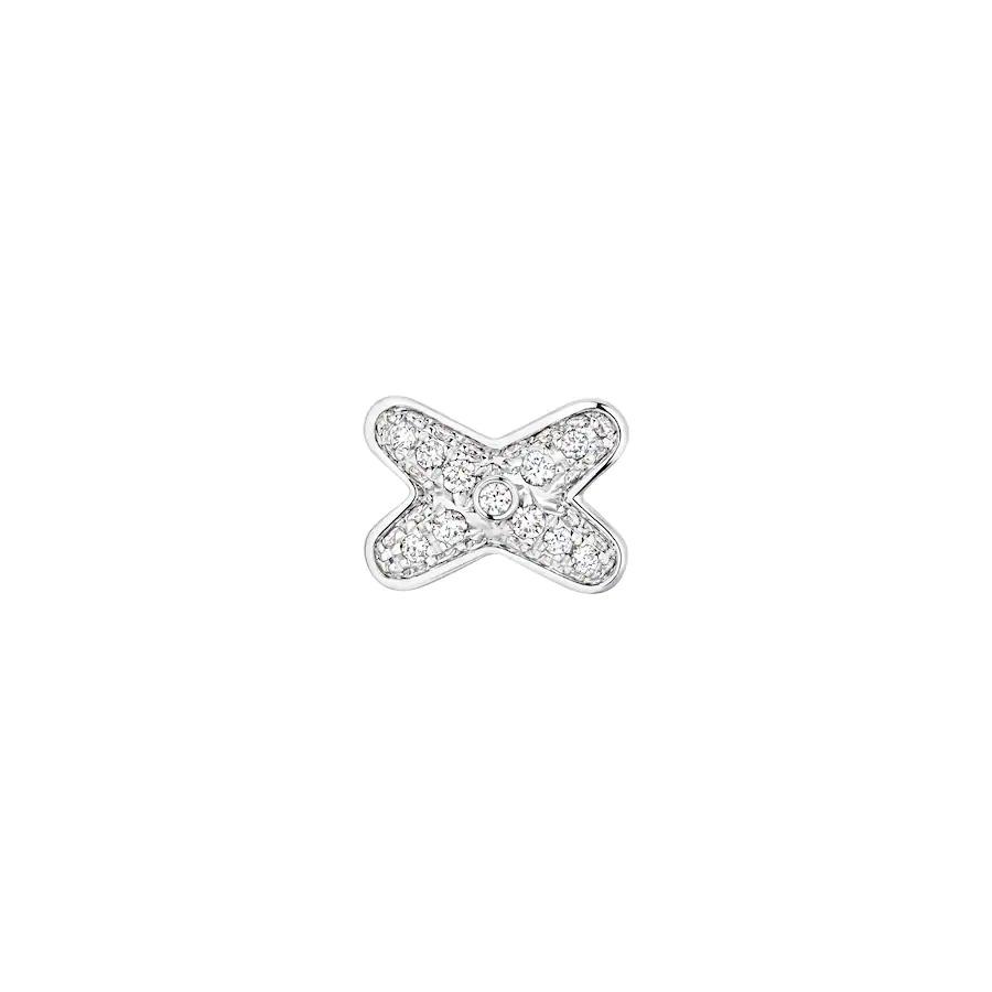[Olivia Jewelry]JEUX DE SILVER DIAMOND EARRINGS