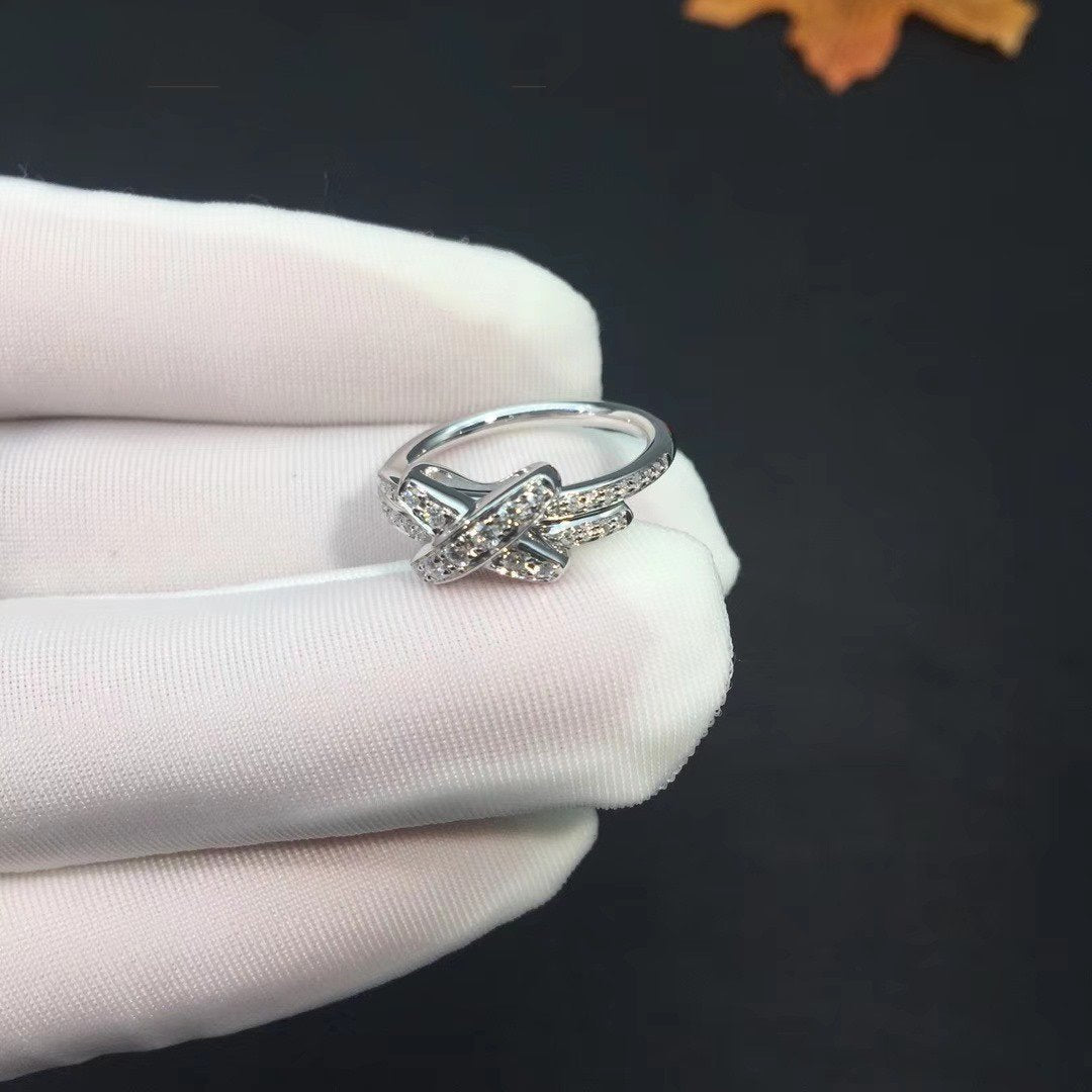 [Olivia Jewelry]JEUX DE SILVER DIAMOND RING