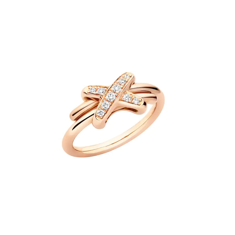[Olivia Jewelry]JEUX DE PINK GOLD DIAMOND RING