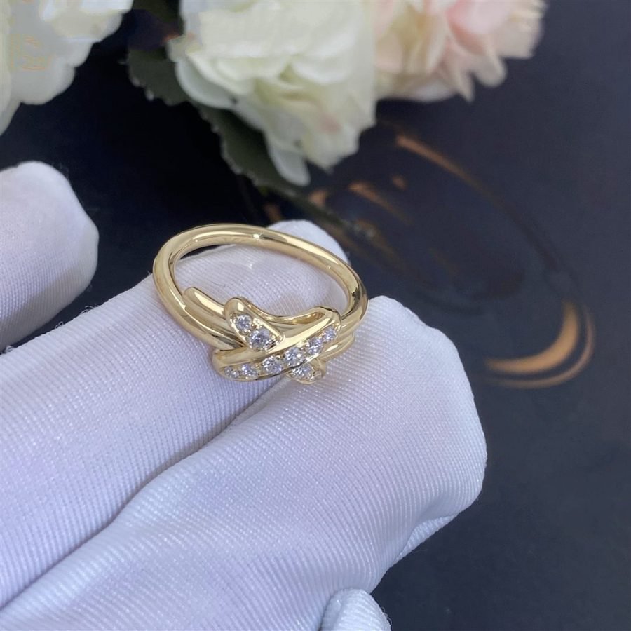 [Olivia Jewelry]JEUX DE GOLD DIAMOND RING