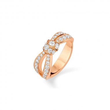 [Olivia Jewelry]LIENS PINK GOLD DIAMOND RING