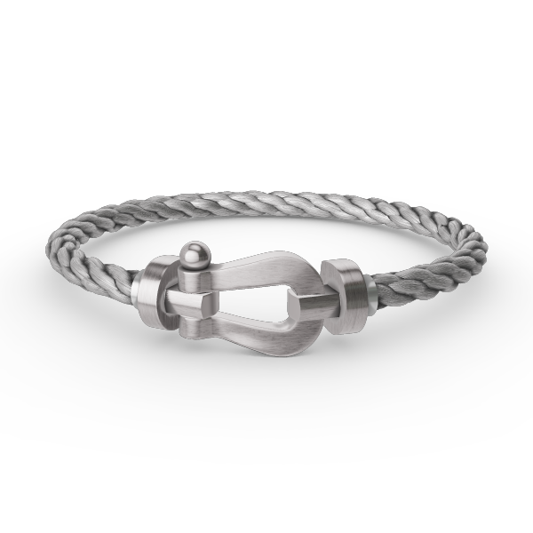 [Olivia Jewelry]FORCE LARGE HORSESHOE NO DIAMOND BRACELET SILVER