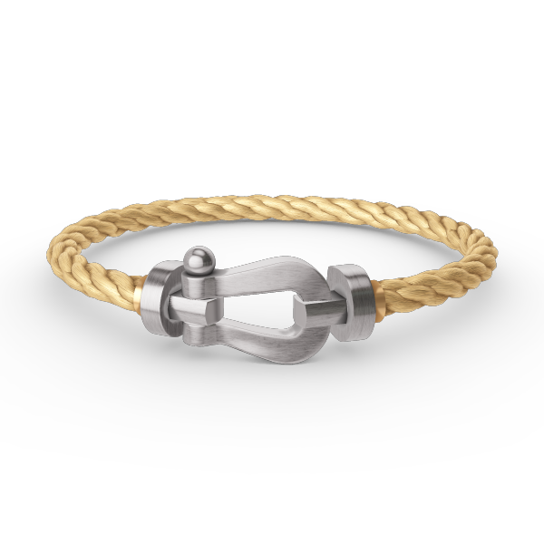 [Olivia Jewelry]FORCE LARGE HORSESHOE NO DIAMOND BRACELET SILVER